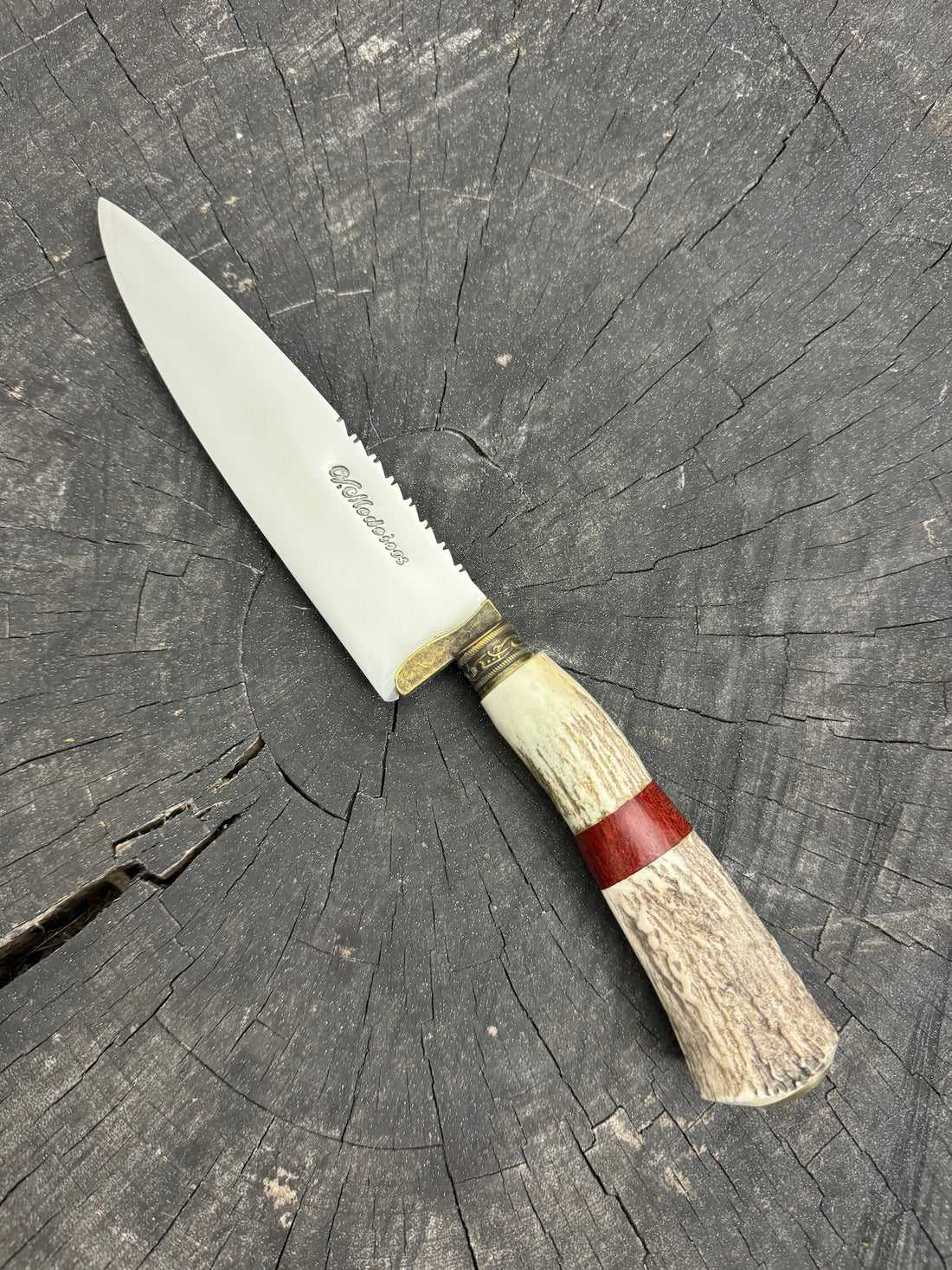 6&quot; Utility Knife, Deer Antler, SS440 - 150mm