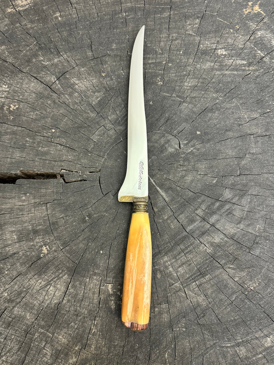 8" Boning Knife, Ostrich Bone, SS420 - 200mm