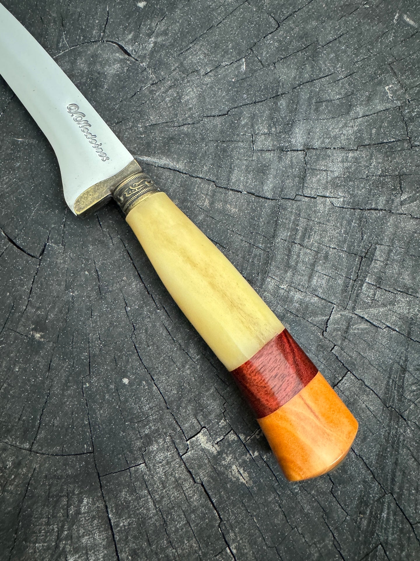 8&quot; Boning Knife, Ostrich Bone, SS420 - 200mm