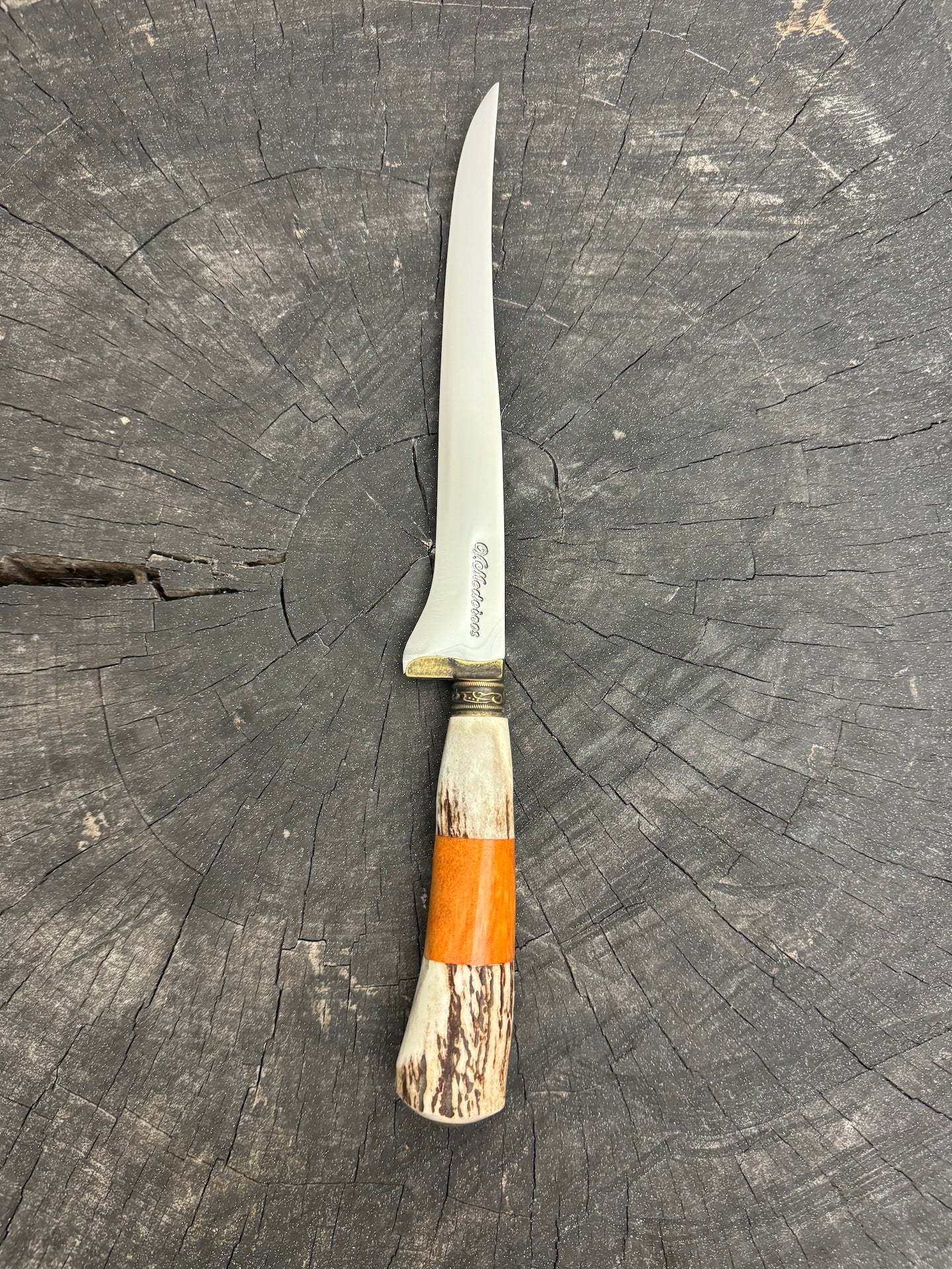 8&quot; Boning Knife, Deer Antler, SS420 - 200mm