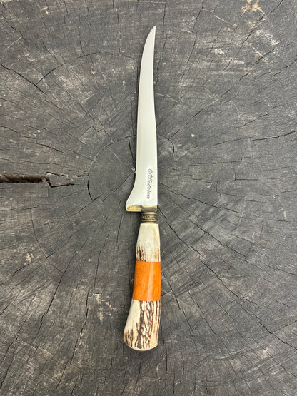 8&quot; Boning Knife, Deer Antler, SS420 - 200mm