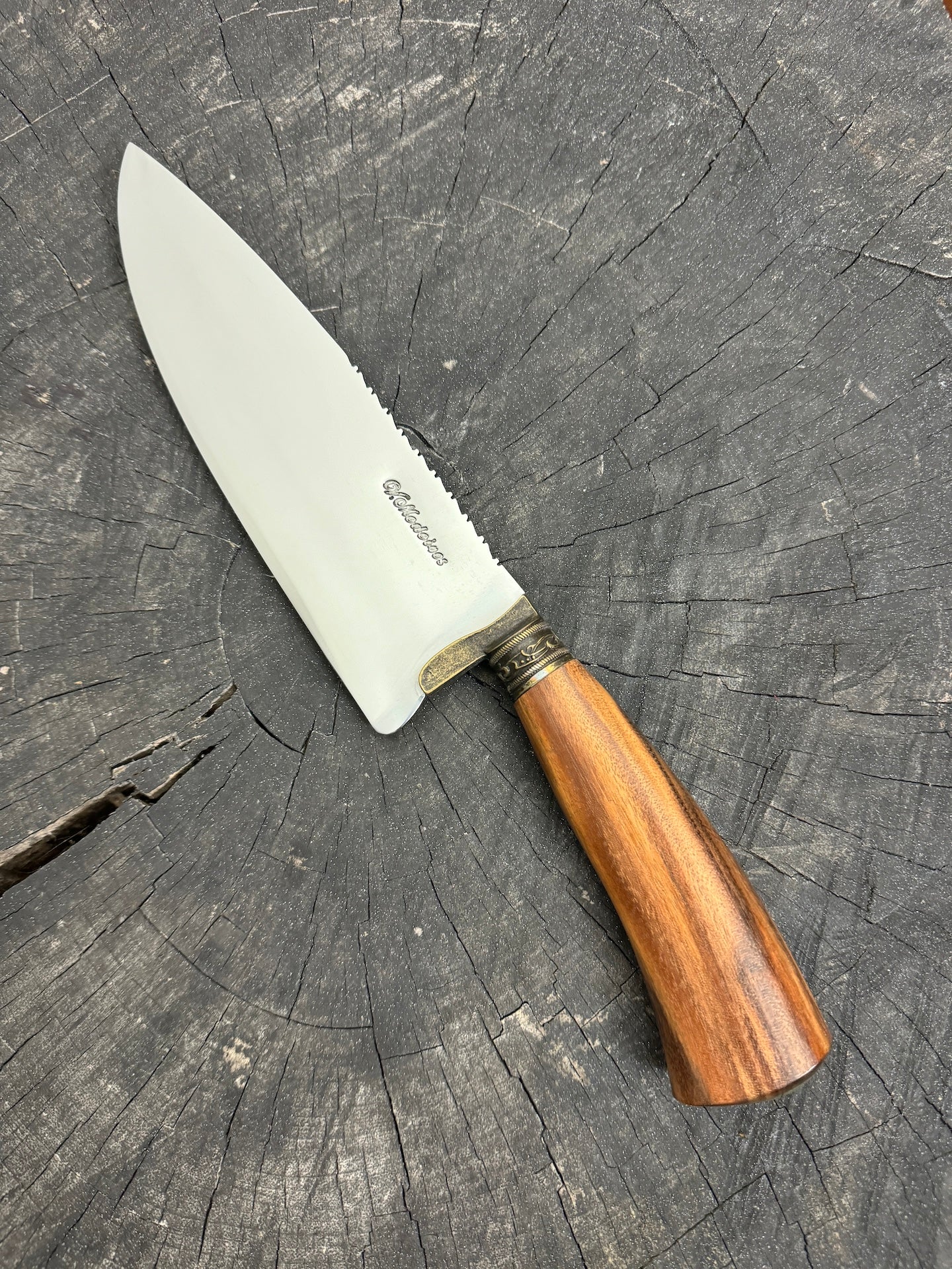 8&quot; Picanha Chef Knife, Native Hardwood, SS440 - 200mm