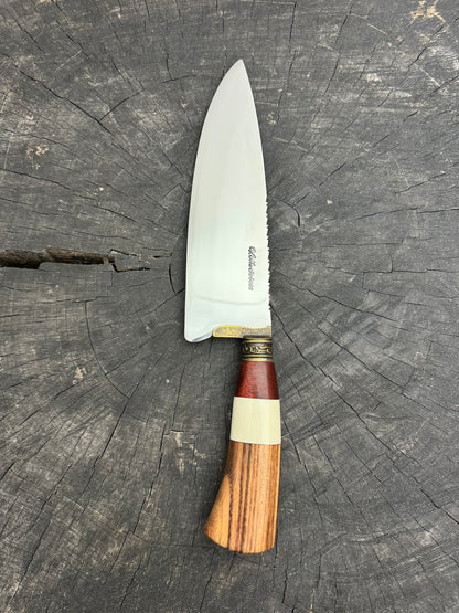 8&quot; Picanha Chef Knife, Native Hardwood, SS440 - 200mm