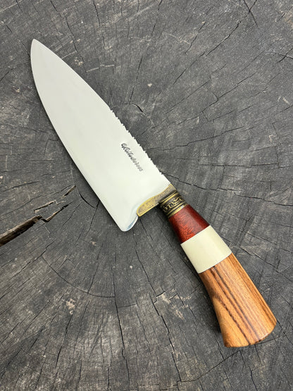 8&quot; Picanha Chef Knife, Native Hardwood, SS440 - 200mm