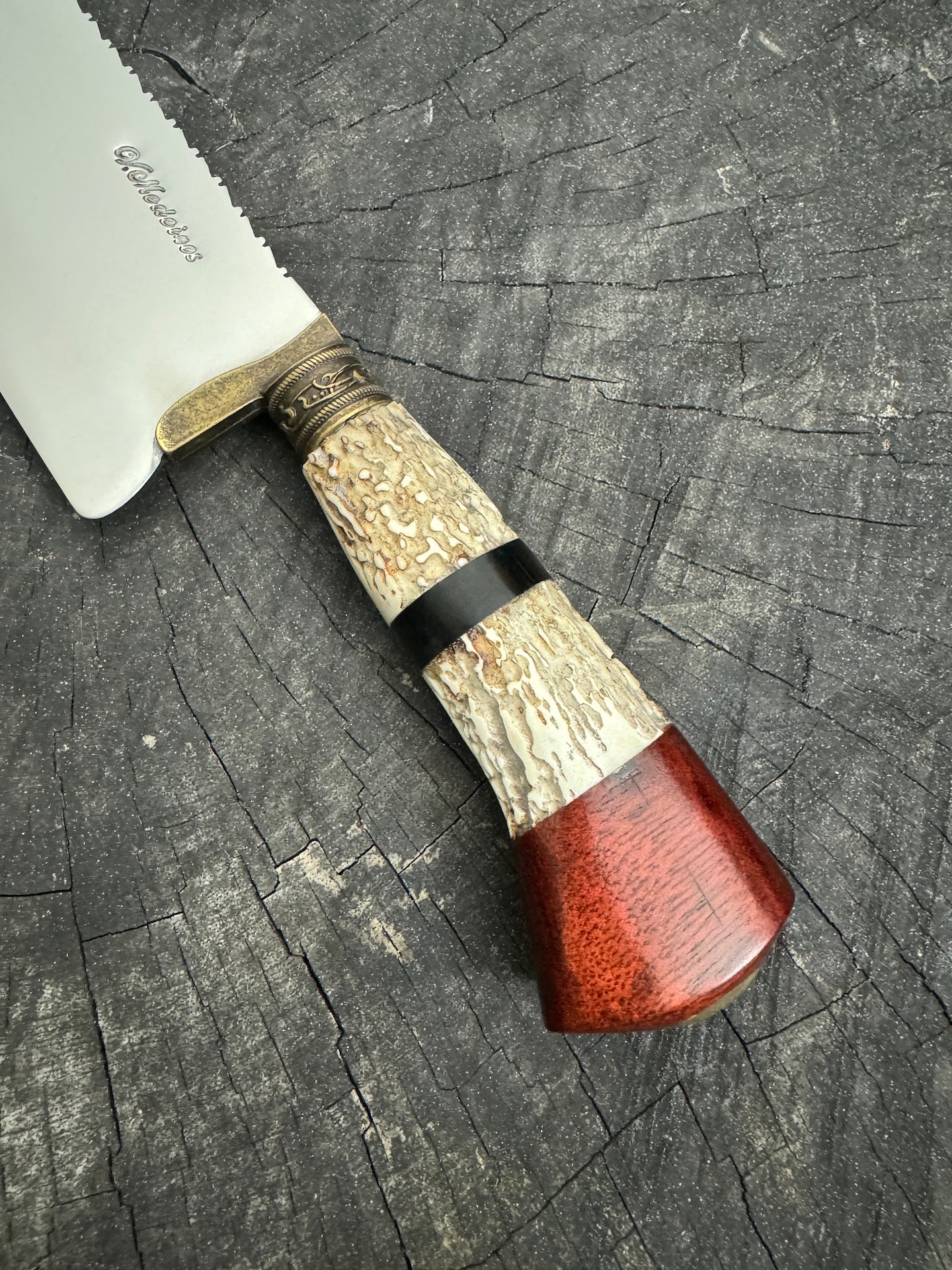 8&quot; Picanha Chef Knife, Deer Antler, SS440 - 200mm