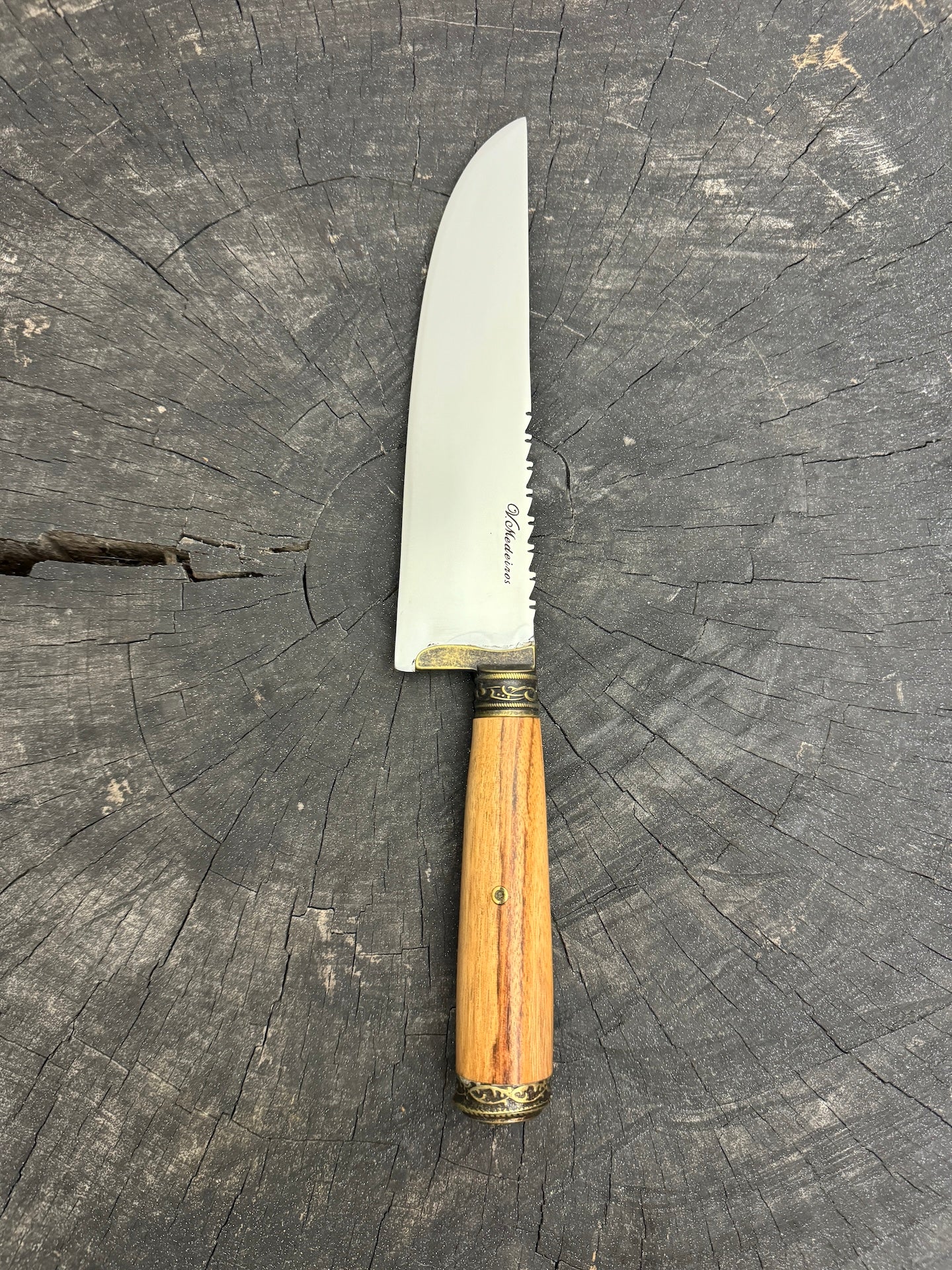 8&quot; Artisan Knife, Native Hardwood, SS440 - 190mm