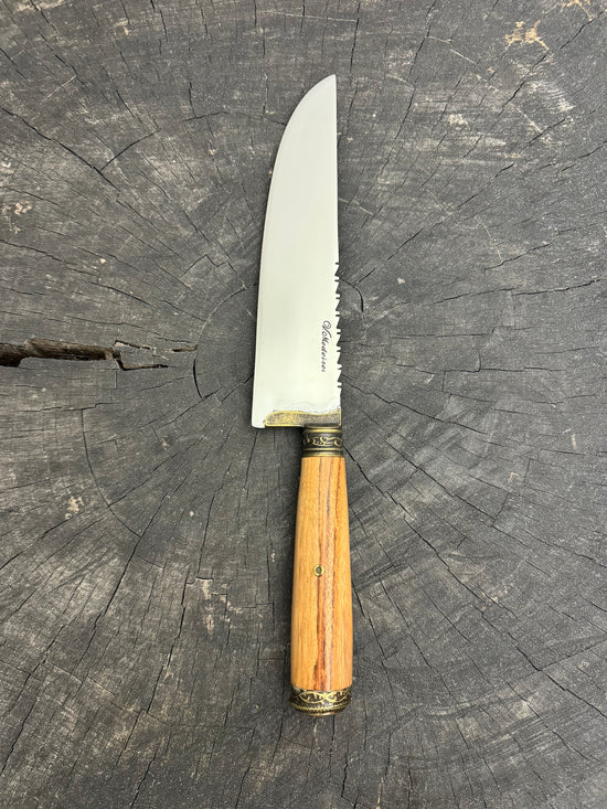 8" Artisan Knife, Native Hardwood, SS440 - 190mm