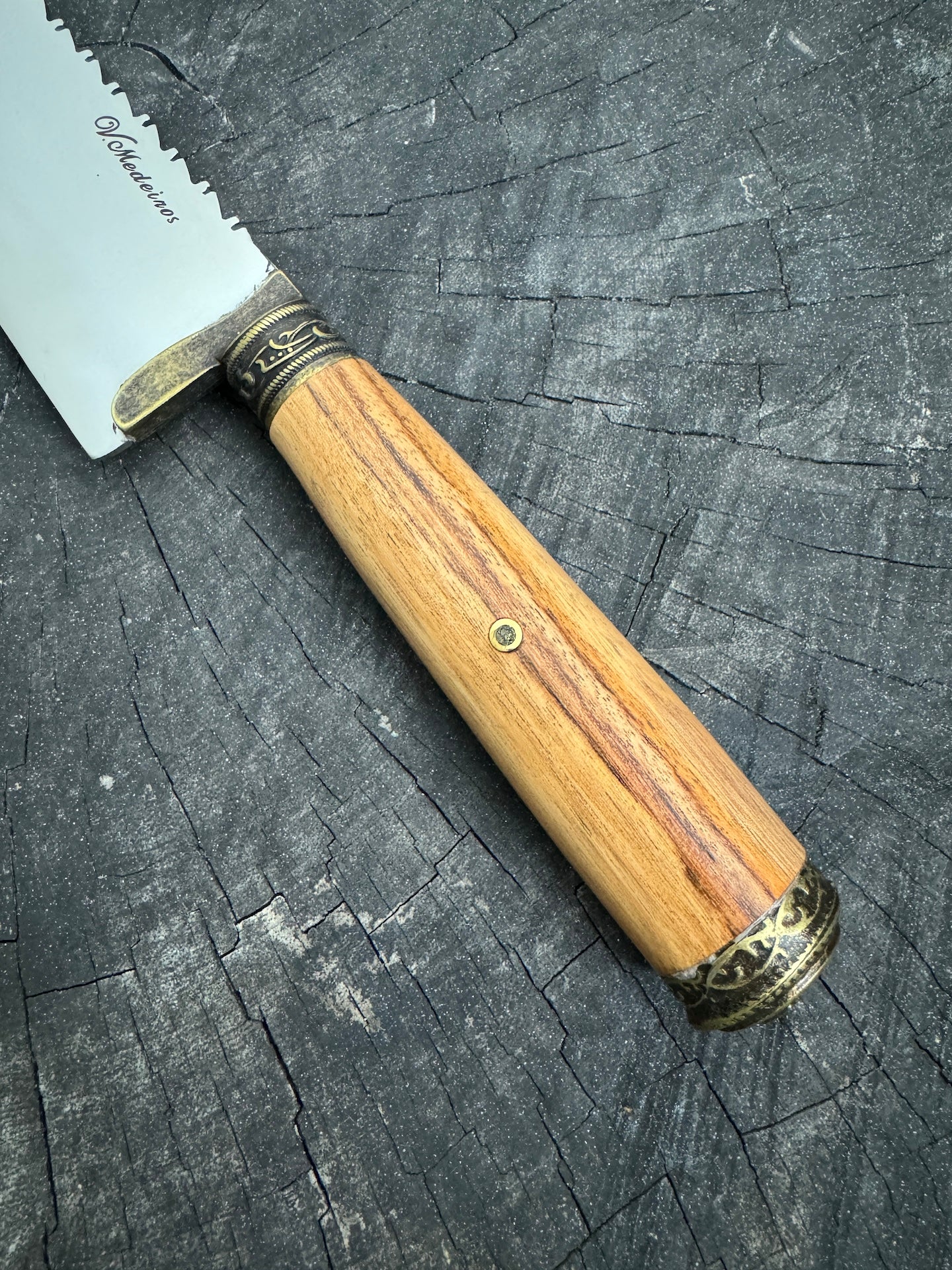 8&quot; Artisan Knife, Native Hardwood, SS440 - 190mm