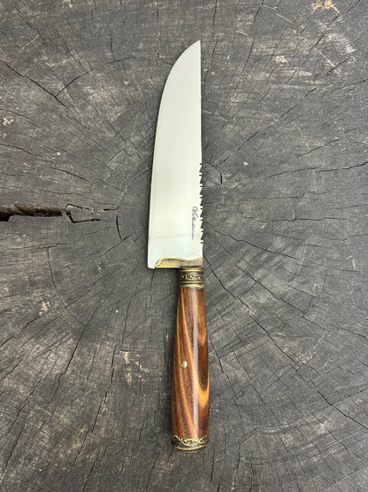 8&quot; Artisan Knife, Native Hardwood, SS440 - 190mm