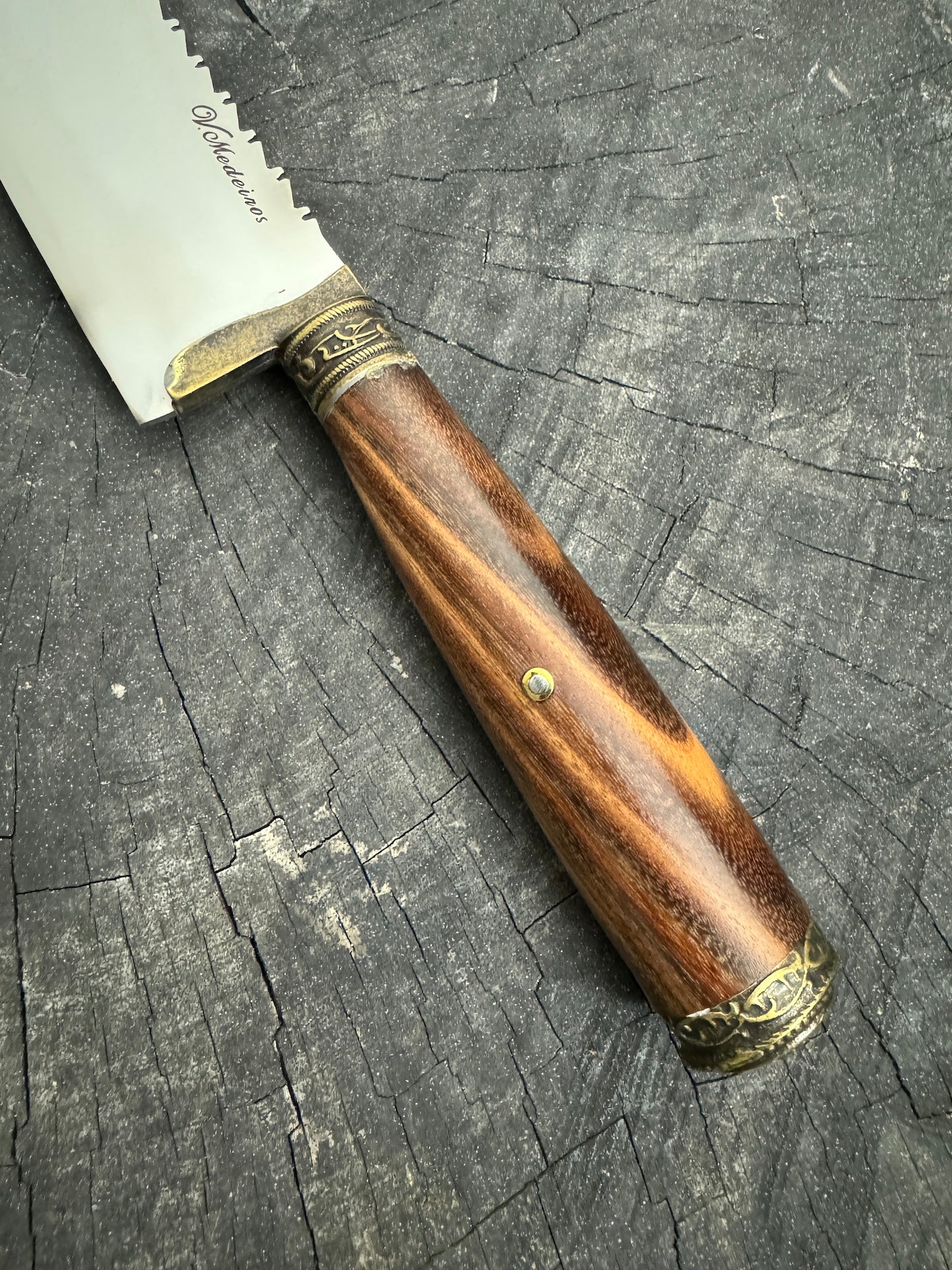 8&quot; Artisan Knife, Native Hardwood, SS440 - 190mm