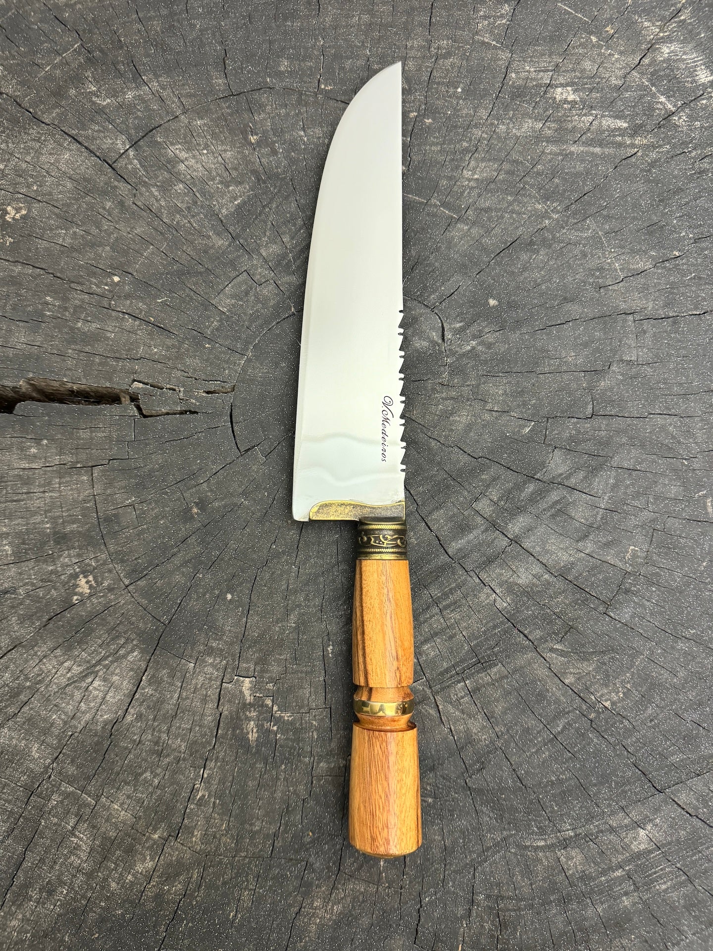 8&quot; Artisan Knife, Native Hardwood, SS440 - 190mm