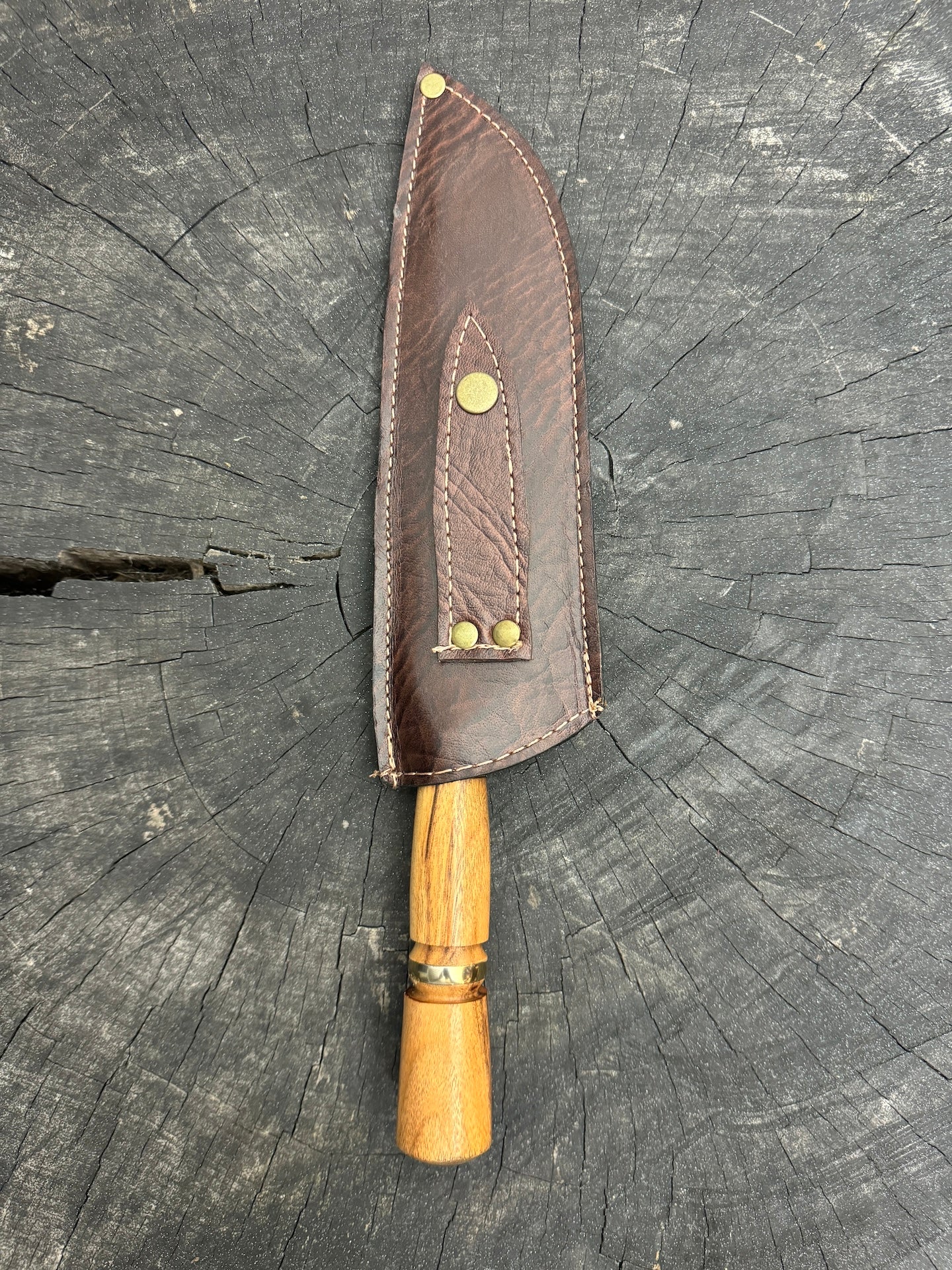 8&quot; Artisan Knife, Native Hardwood, SS440 - 190mm