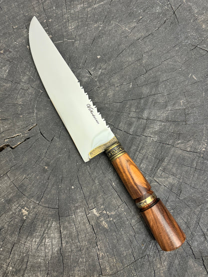 8&quot; Artisan Knife, Native Hardwood, SS440 - 190mm