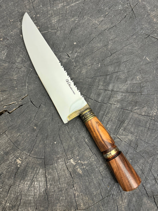 8" Artisan Knife, Native Hardwood, SS440 - 190mm