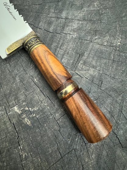 8&quot; Artisan Knife, Native Hardwood, SS440 - 190mm