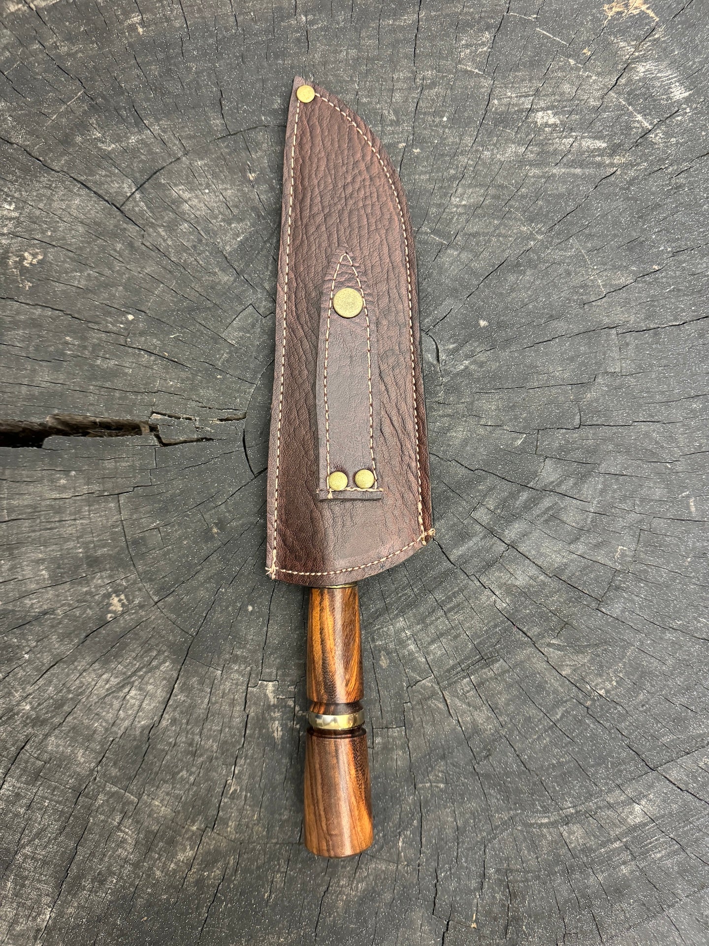 8&quot; Artisan Knife, Native Hardwood, SS440 - 190mm