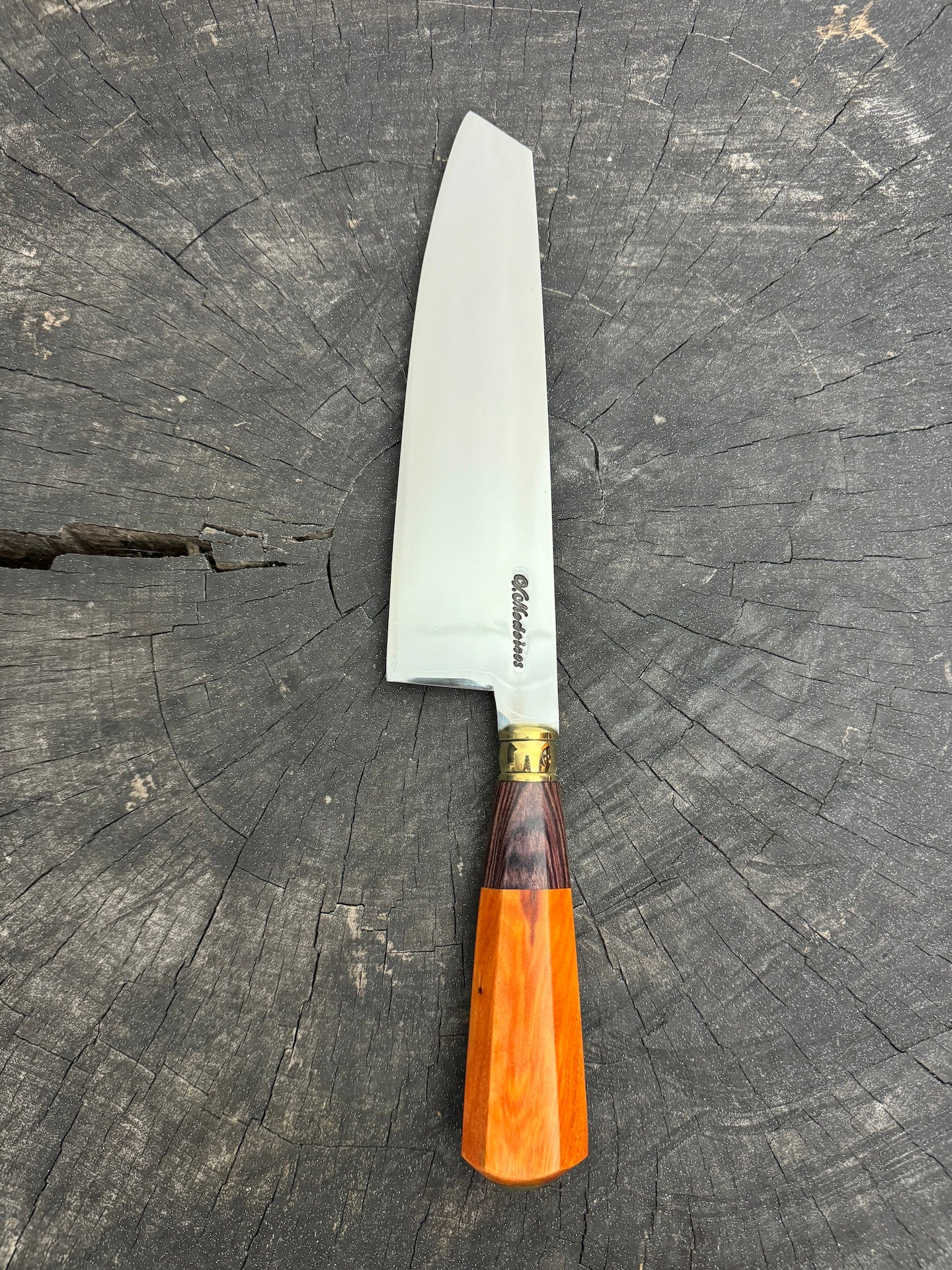 8&quot; Kultura Knife, Native Hardwood, SS440 - 200mm