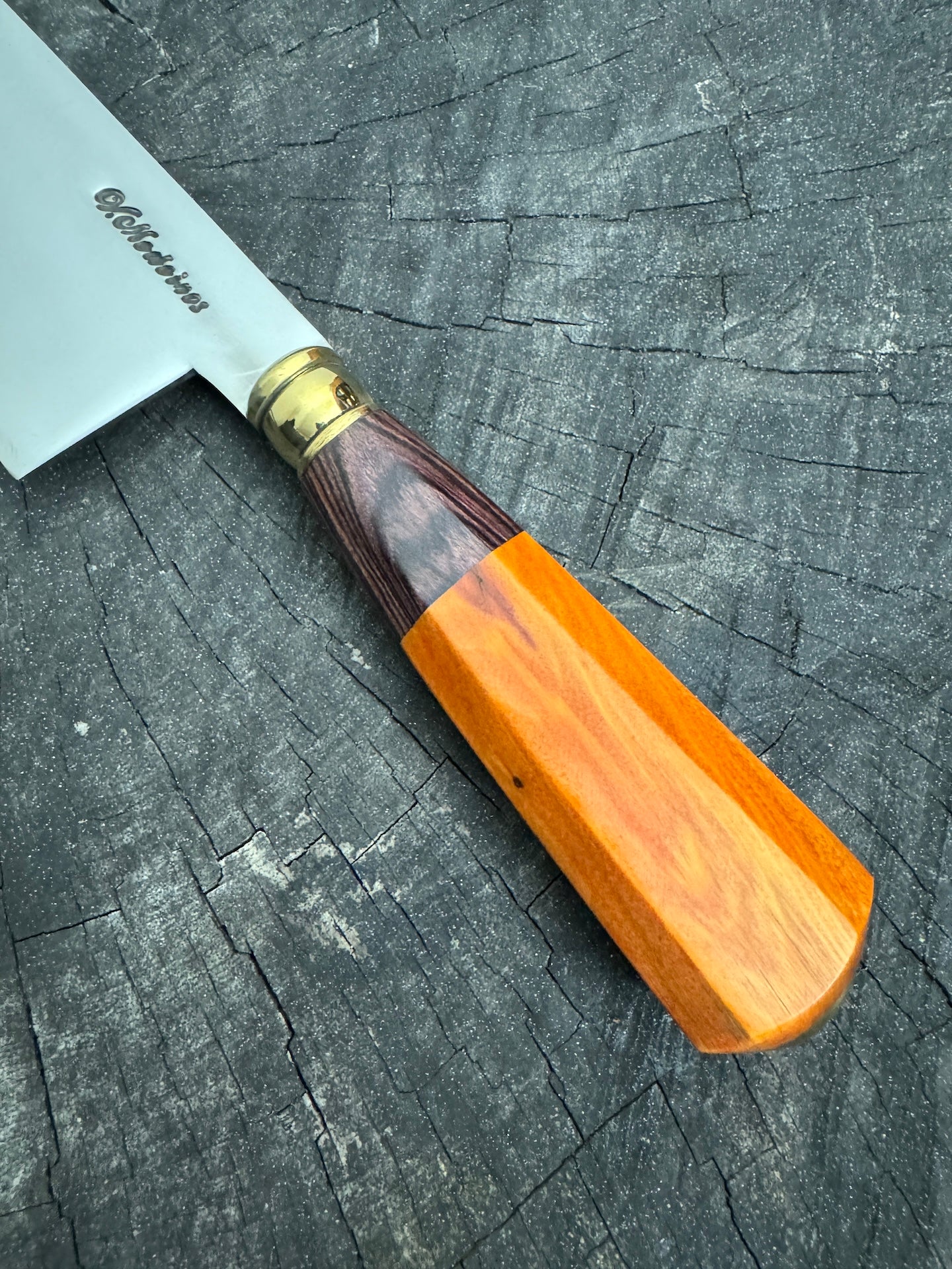 8&quot; Kultura Knife, Native Hardwood, SS440 - 200mm