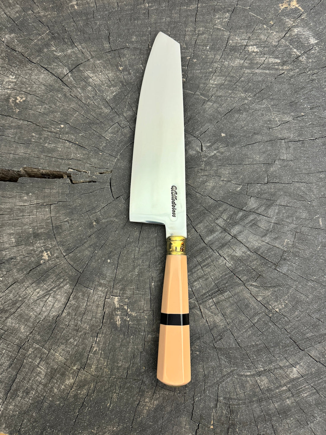 8&quot; Kultura Knife, Custom Block, SS440 - 200mm