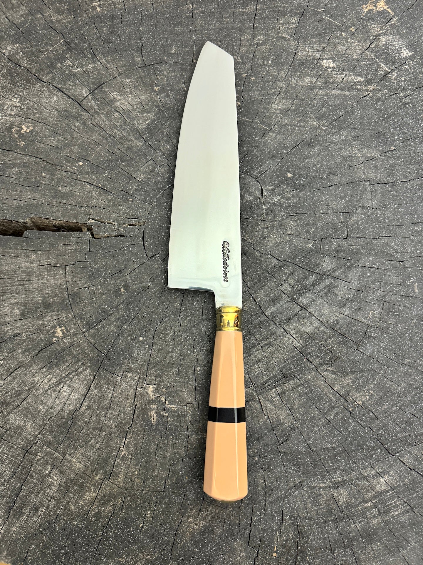 8&quot; Kultura Knife, Custom Block, SS440 - 200mm