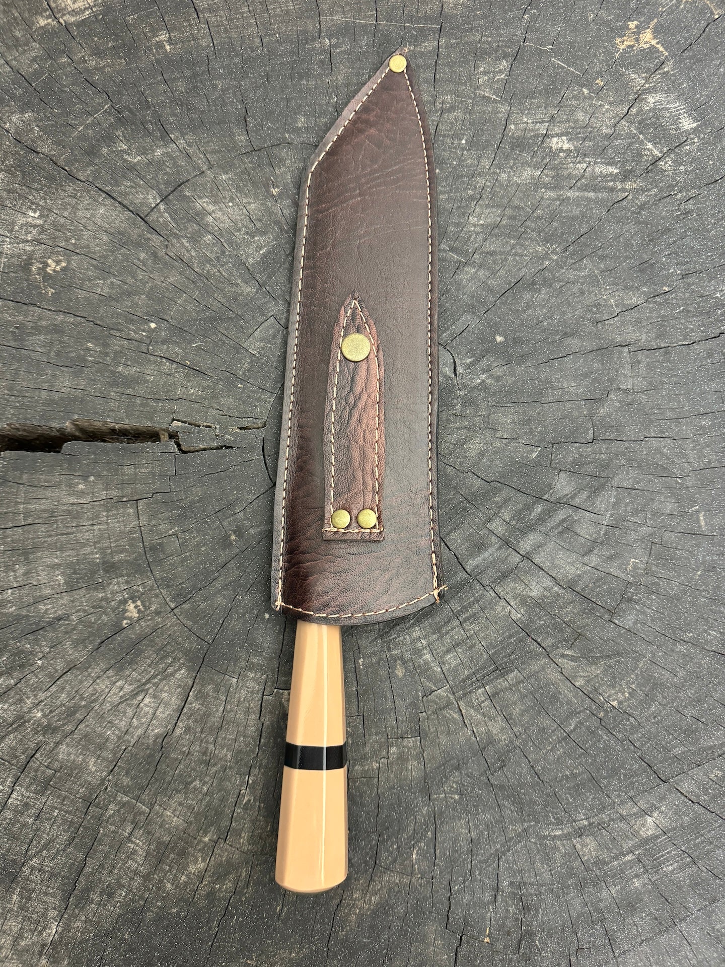 8&quot; Kultura Knife, Custom Block, SS440 - 200mm