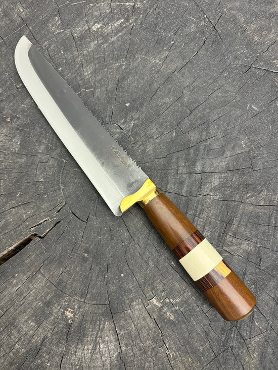 9" Artisan BBQ Knife, Native Hardwood, RSS440 - 230mm