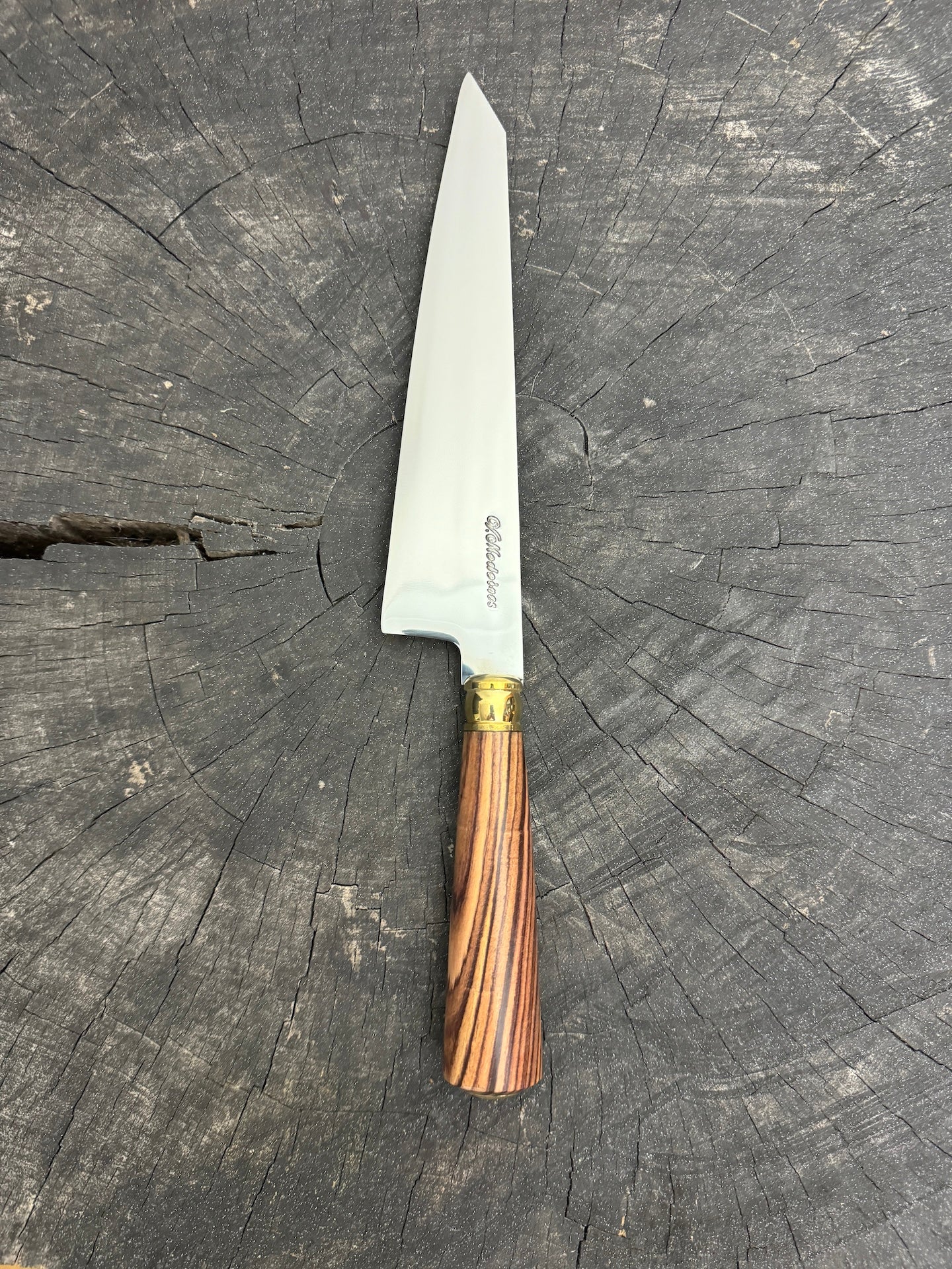 8&quot; Branca Knife, Native Hardwood, SS440 - 210mm