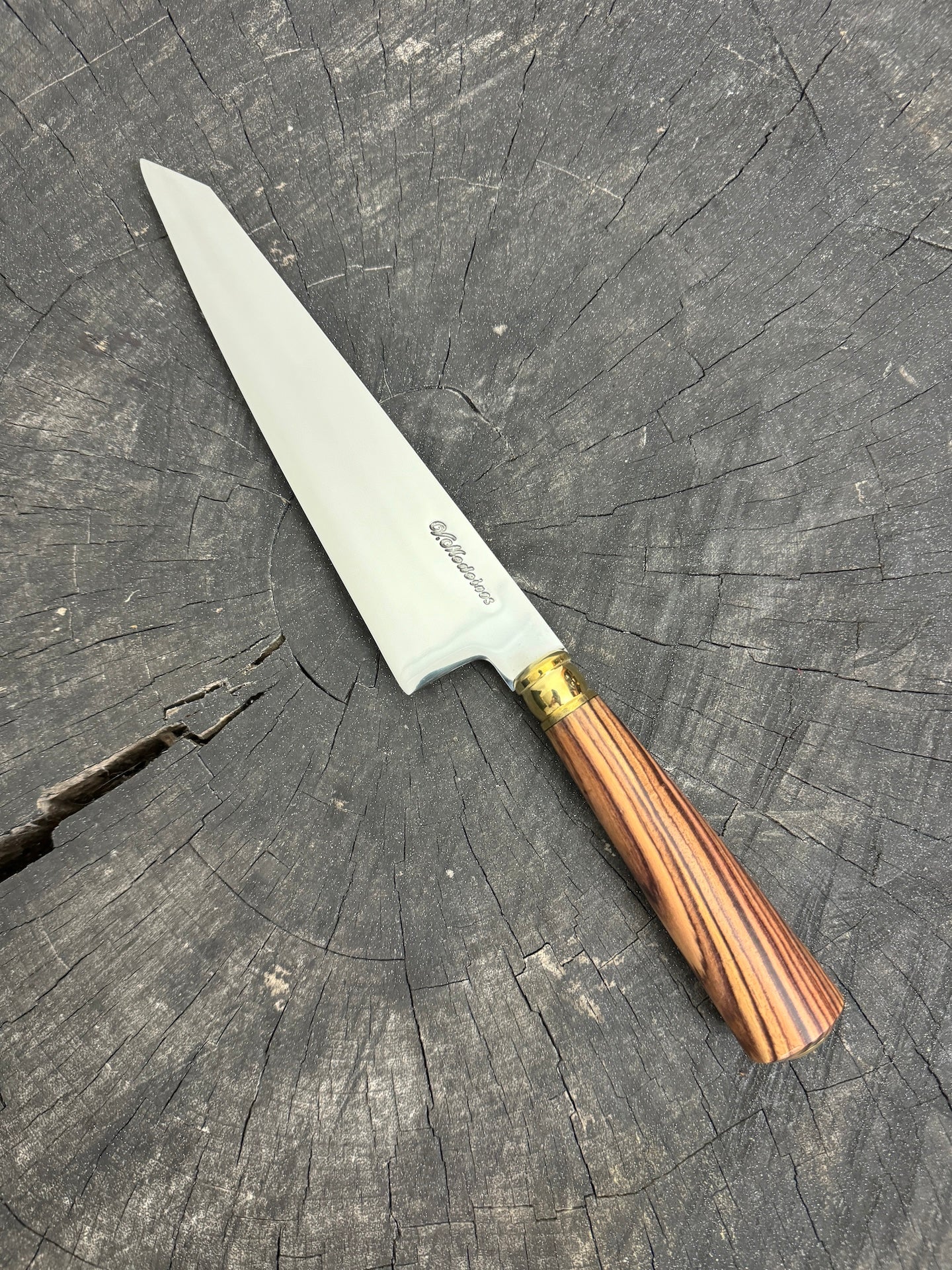 8&quot; Branca Knife, Native Hardwood, SS440 - 210mm