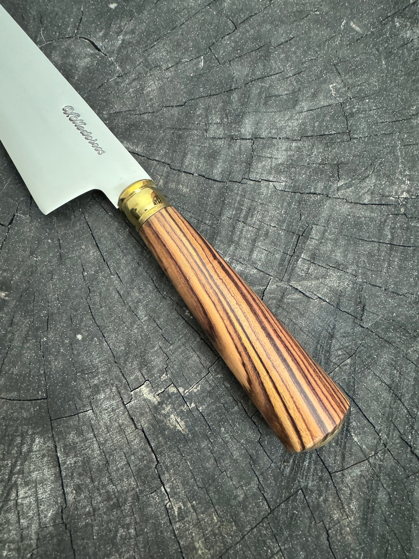 8&quot; Branca Knife, Native Hardwood, SS440 - 210mm