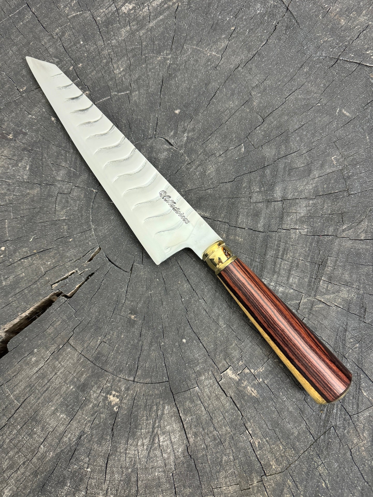 8&quot; Branca Knife, Native Hardwood, SS440 - 210mm