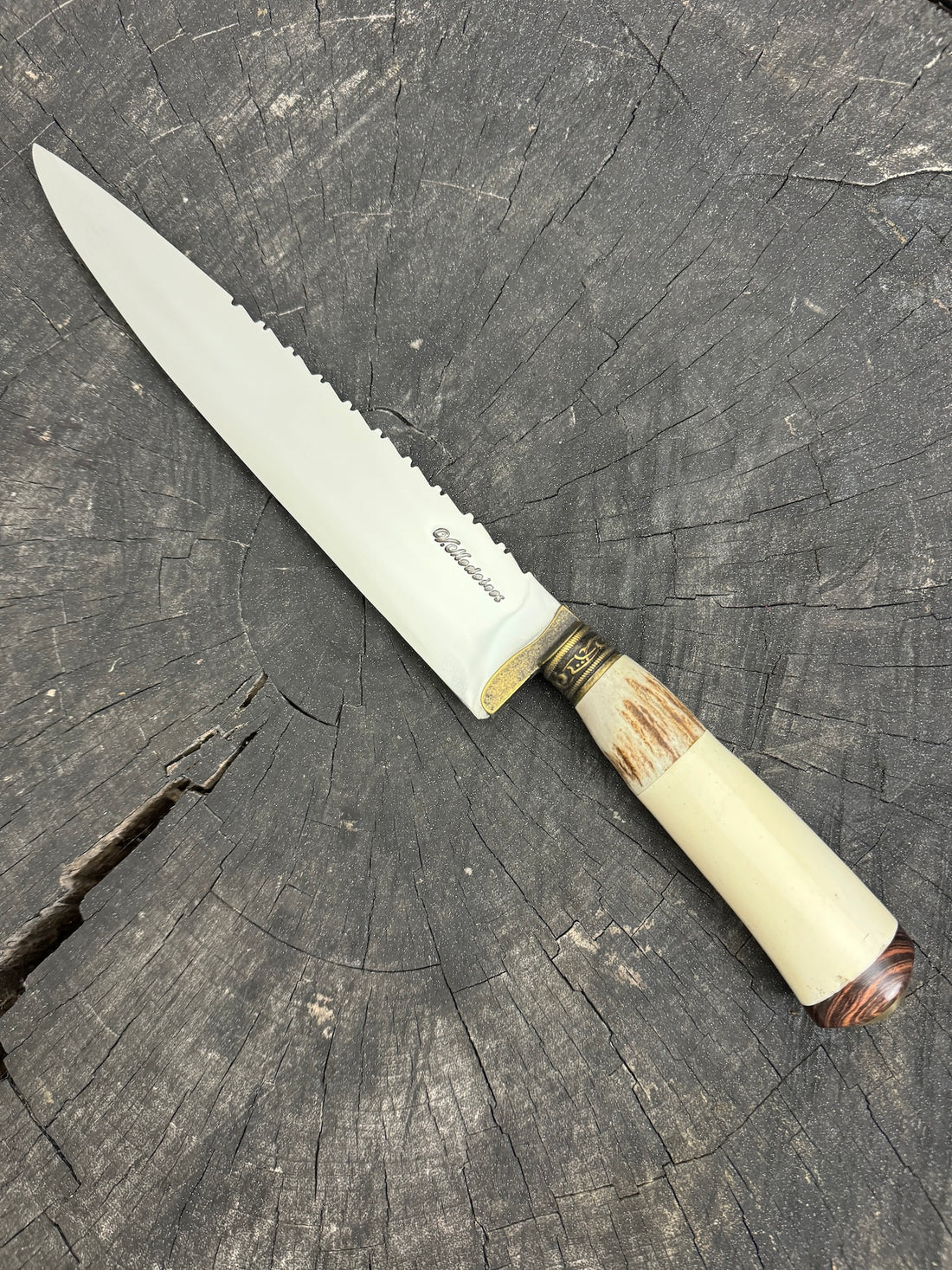 10&quot; Chef Knife, Ostrich Bone, SS420 - 250mm