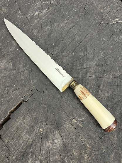 10&quot; Chef Knife, Ostrich Bone, SS420 - 250mm