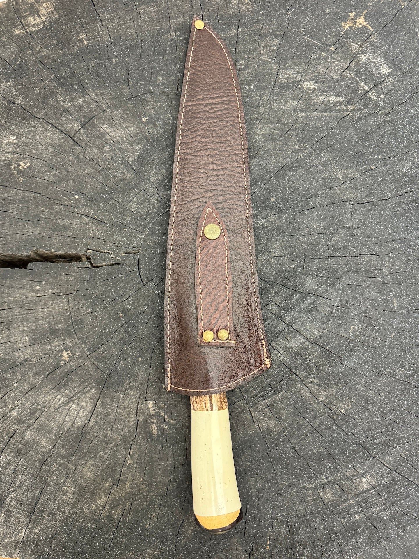 10&quot; Chef Knife, Ostrich Bone, SS420 - 250mm