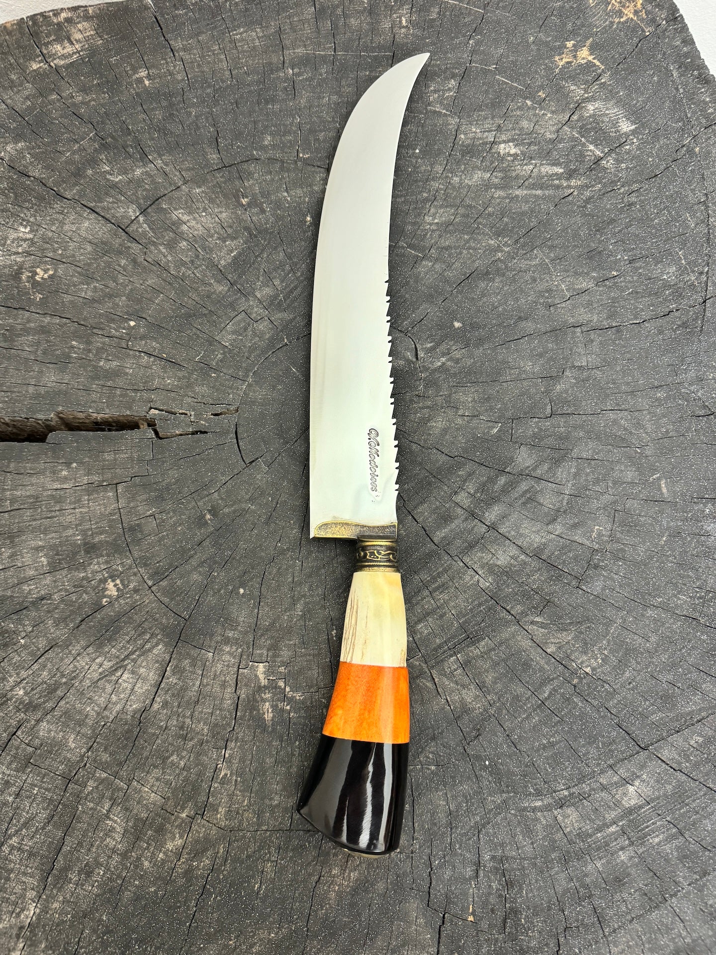 10&quot; Butchers Knife, Hybrid Handle, SS440 - 250mm