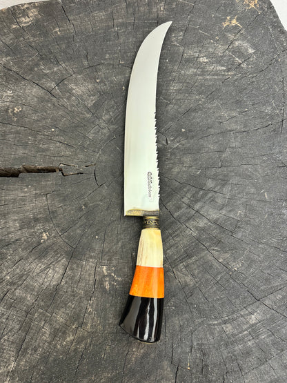 10&quot; Butchers Knife, Hybrid Handle, SS440 - 250mm