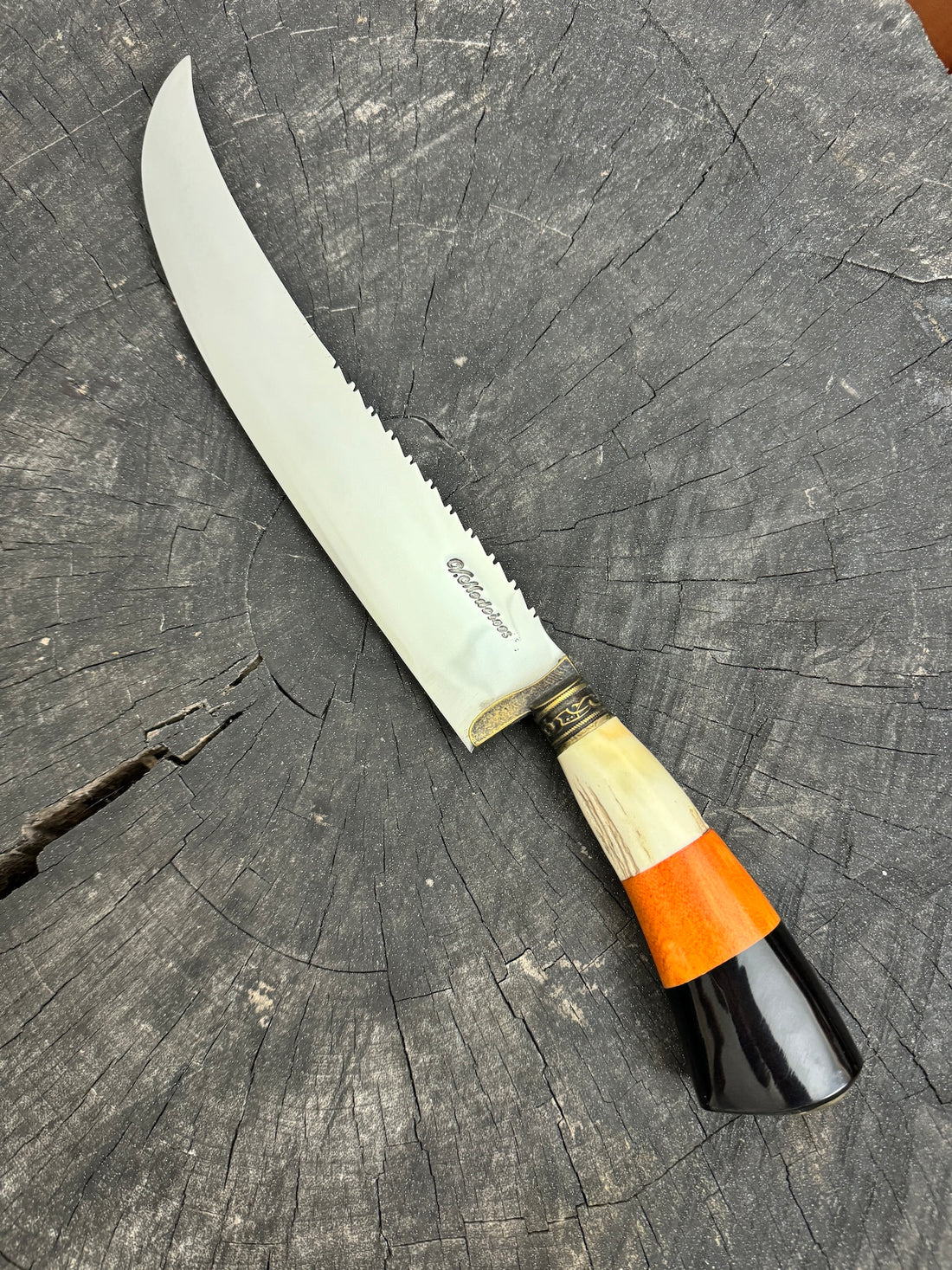 10&quot; Butchers Knife, Hybrid Handle, SS440 - 250mm