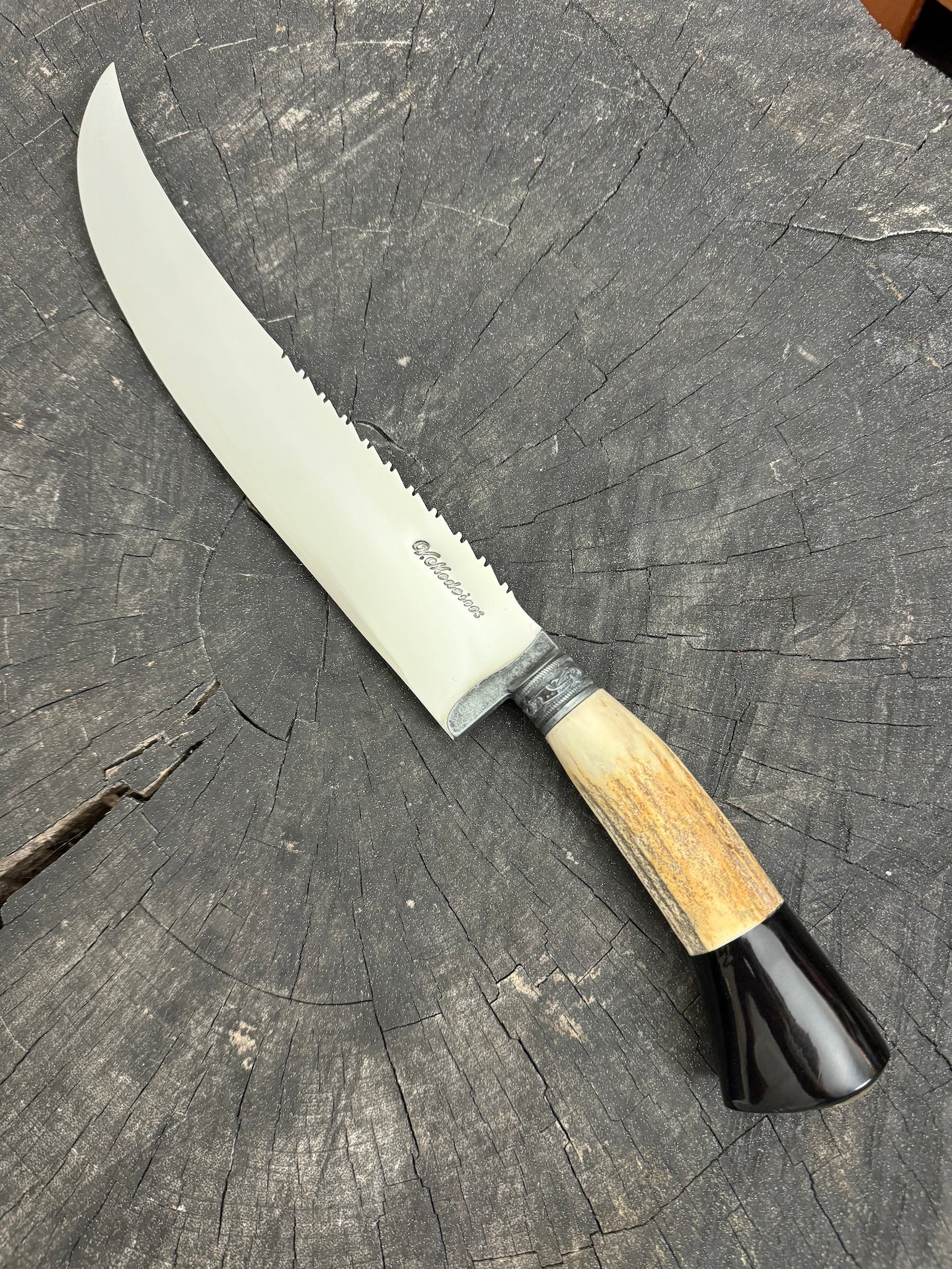 10&quot; Butchers Knife, Hybrid Handle, SS440 - 250mm