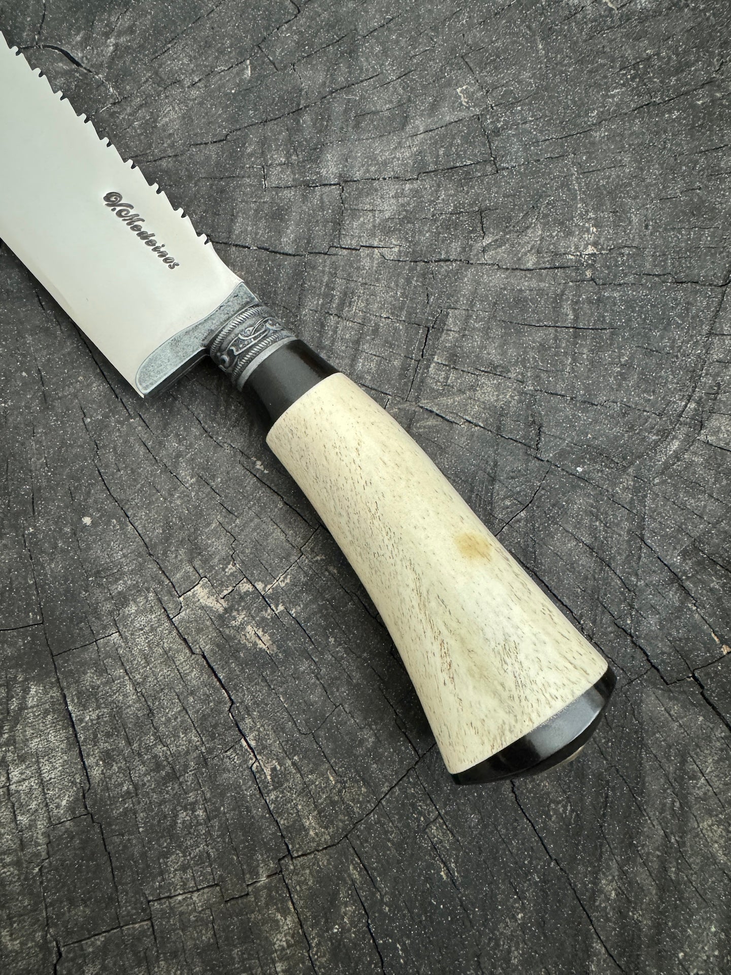 10&quot; Butchers Knife, Ostrich Bone, SS440 - 250mm