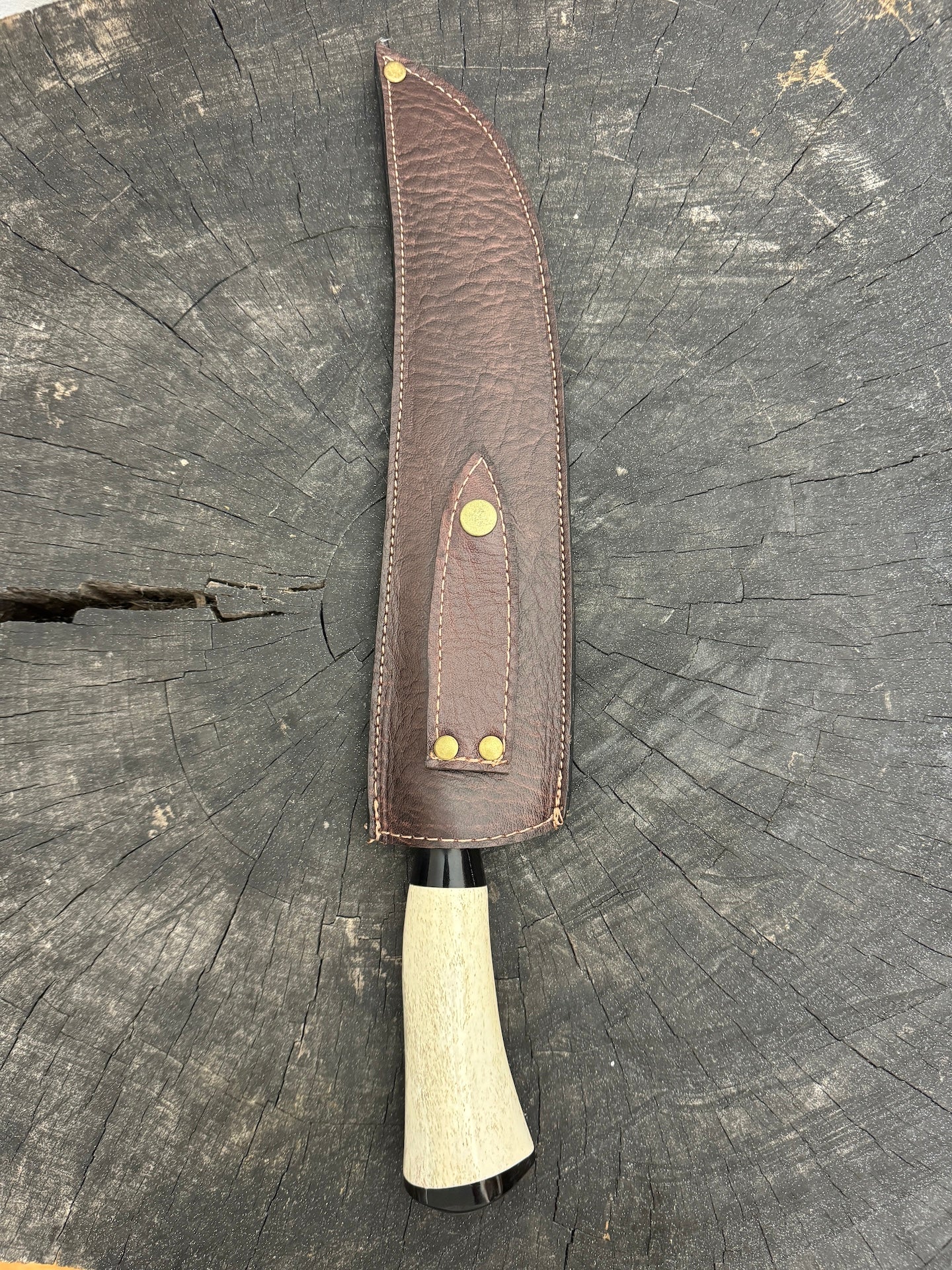 10&quot; Butchers Knife, Ostrich Bone, SS440 - 250mm