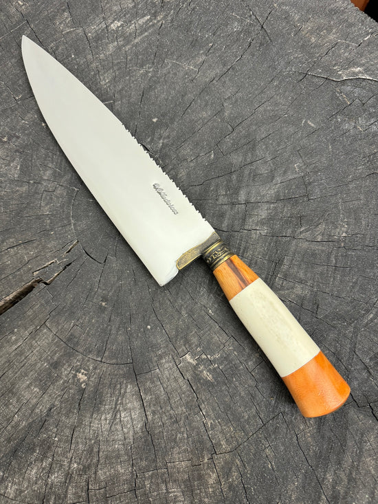 10" Chef Picanha Knife, Ostrich Bone, SS440 - 250mm