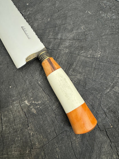 10&quot; Chef Picanha Knife, Ostrich Bone, SS440 - 250mm