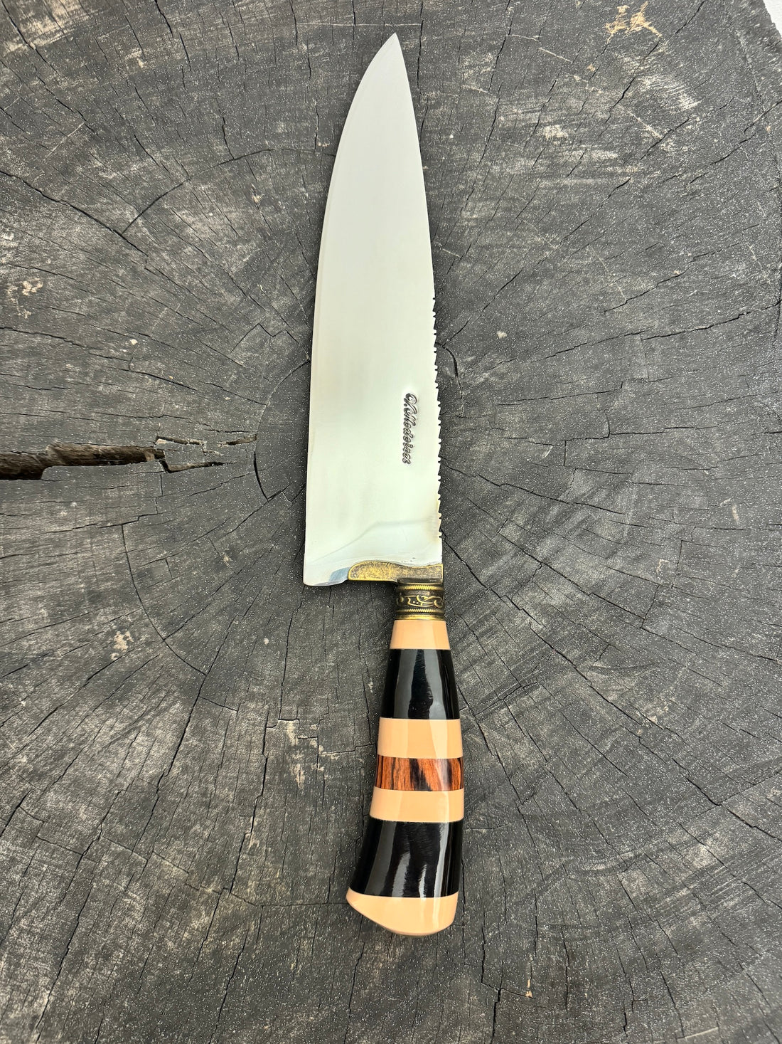 10&quot; Chef Picanha Knife, Hybrid Block, SS440 - 250mm