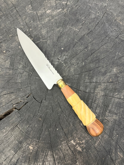 6" Utility Knife, Ostrich Bone SS440 - 150mm