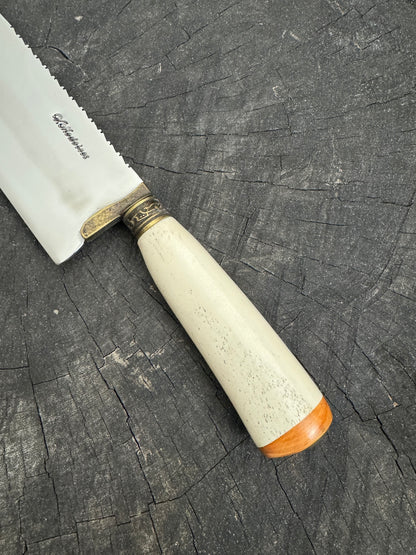 10&quot; Chef Picanha Knife, Ostrich Bone, SS440 - 250mm