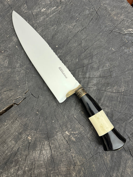 10" Chef Picanha Knife, Ostrich Bone, SS440 - 250mm