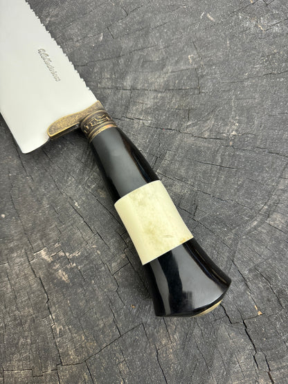 10&quot; Chef Picanha Knife, Ostrich Bone, SS440 - 250mm