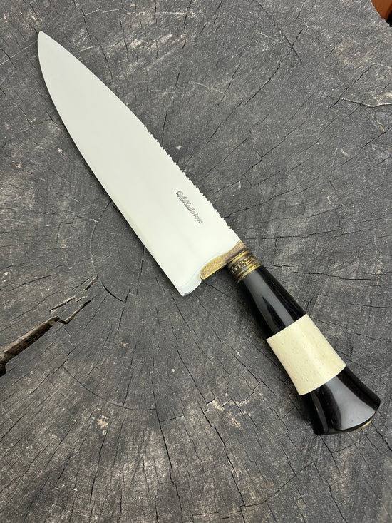 10" Chef Picanha Knife, Ostrich Bone, SS440 - 250mm