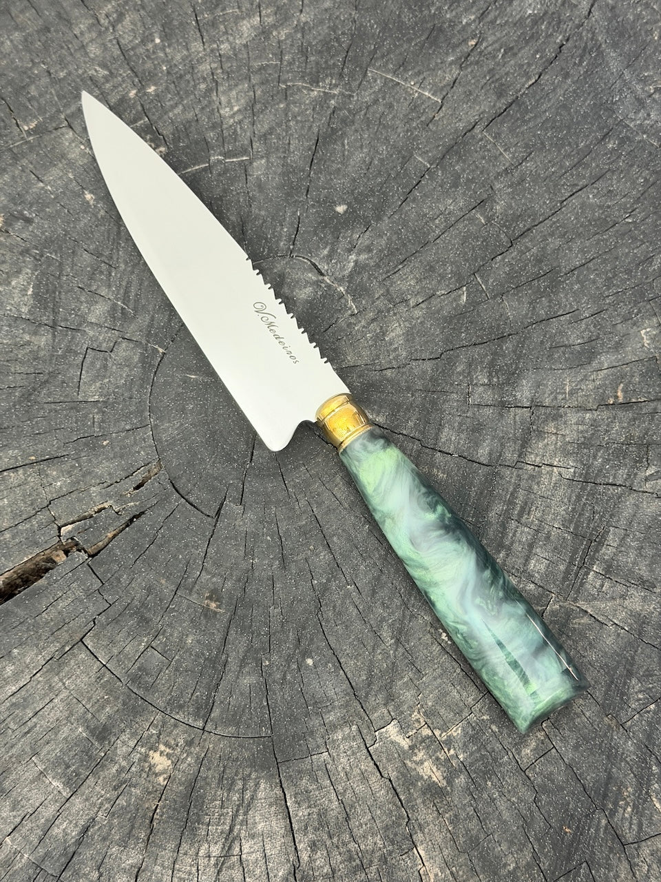 6" Utility Knife, Custom Block, SS440 - 150mm