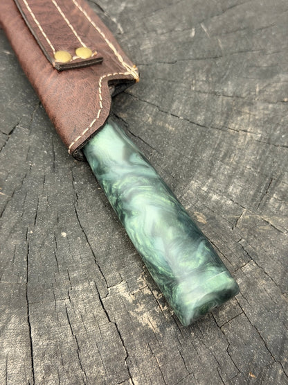 6" Utility Knife, Custom Block, SS440 - 150mm