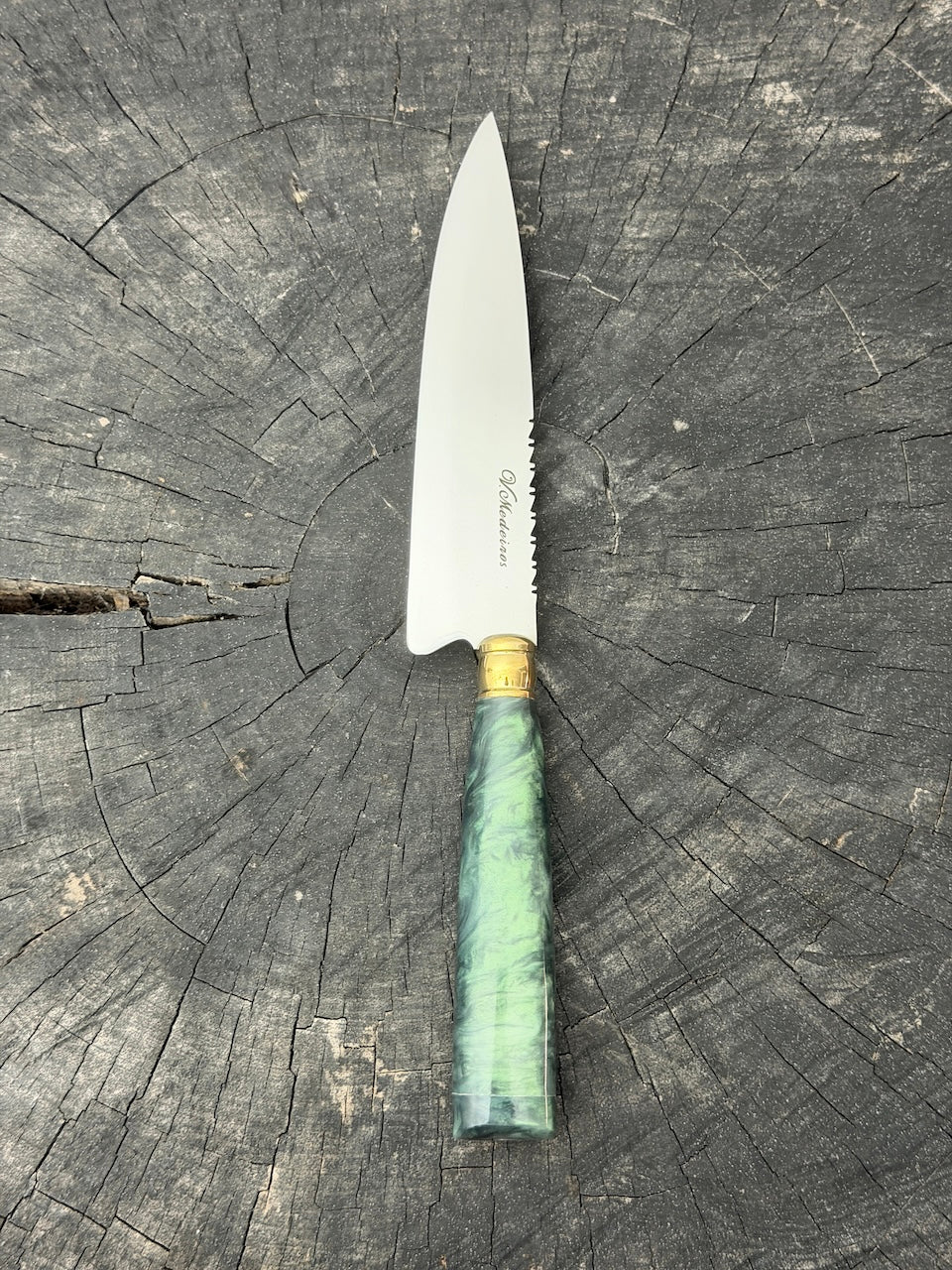 6" Utility Knife, Custom Block, SS440 - 150mm